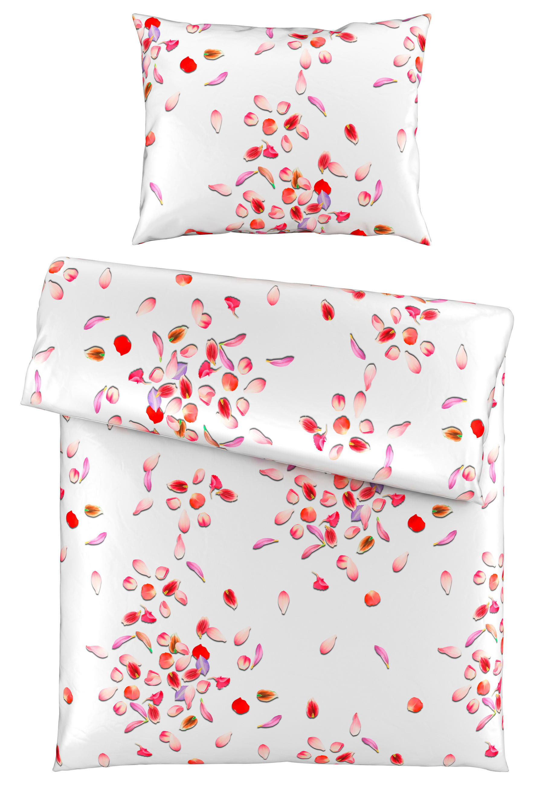 POSTELJINA SA DVA LICA AURORE 140/200 cm saten bela  - bela, Konvencionalno, tekstil (140/200cm) - Esposa