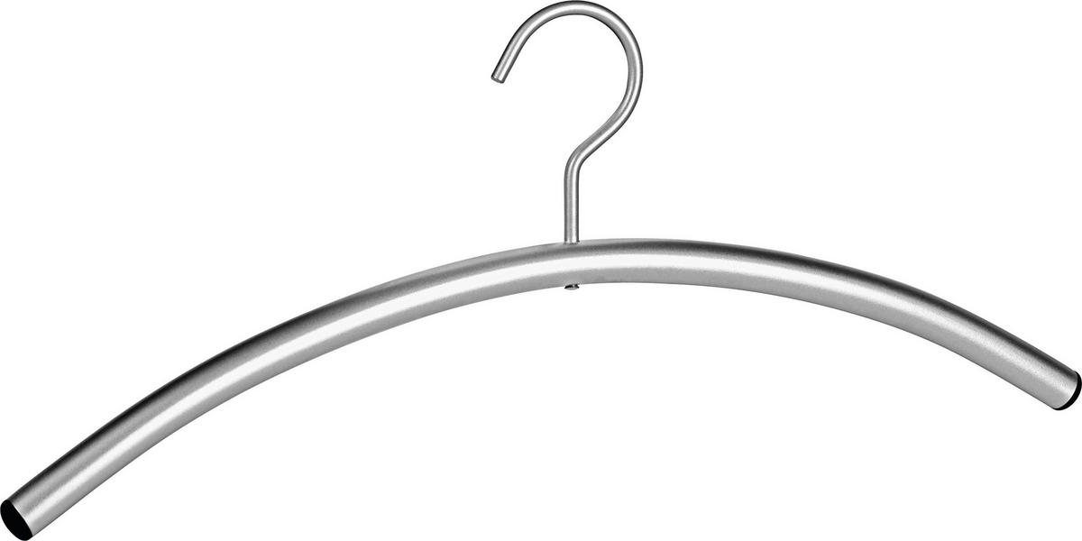 KLEIDERBÜGELSET 2-TEILIG 47 cm Metall  - Silberfarben, KONVENTIONELL, Metall (47cm)
