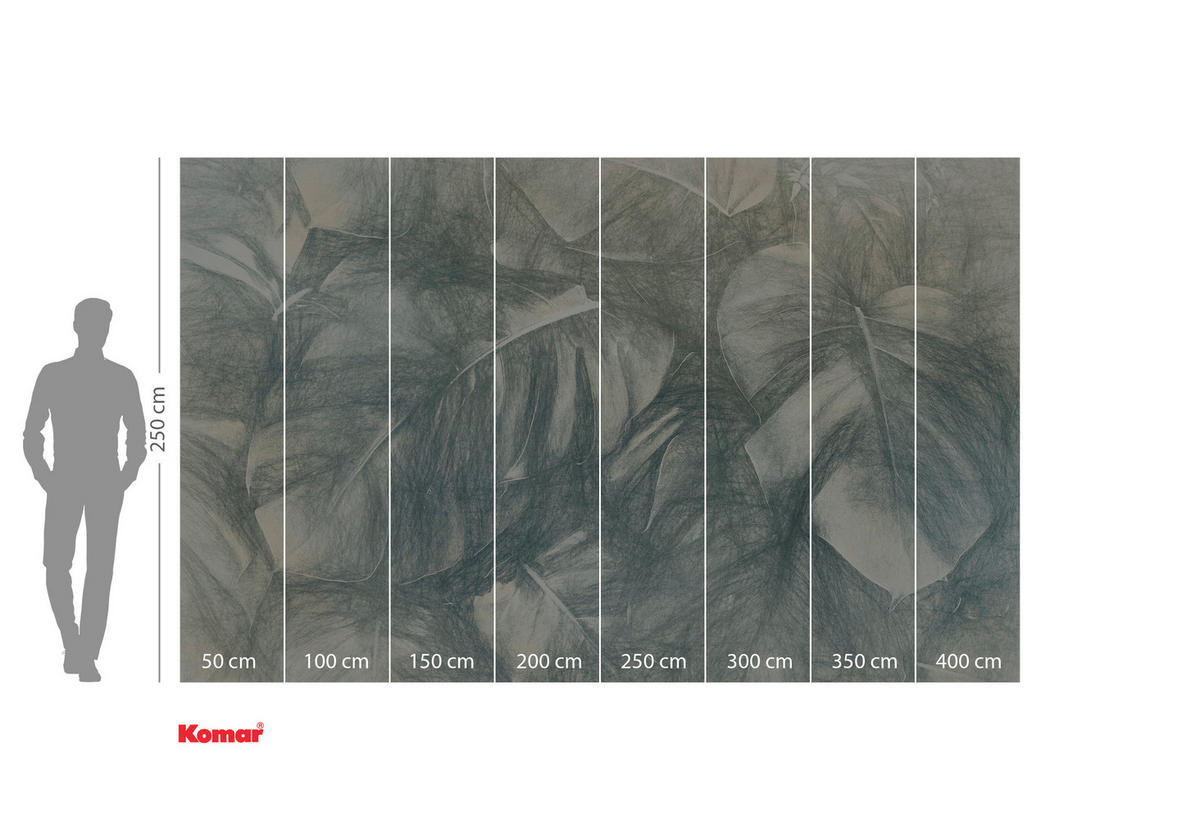 VLIESTAPETE 2,5 m  - Blau/Weiß, Basics (400/250cm) - Xora