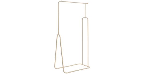 KLEIDERSTÄNDER in Creme 77,5/150/40 cm   - Creme, Basics, Holz/Metall (77,5/150/40cm) - Xora