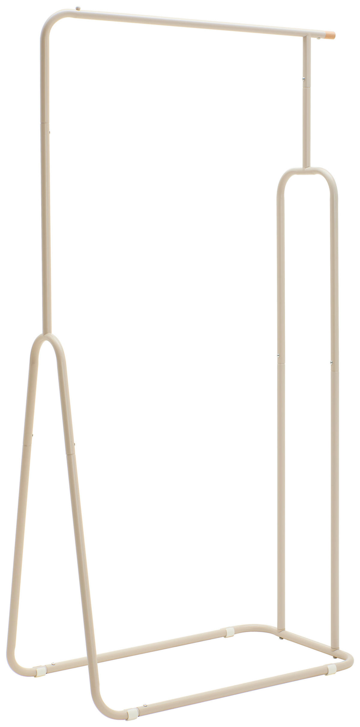 KLEIDERSTÄNDER in Creme 77,5/150/40 cm   - Creme, Basics, Holz/Metall (77,5/150/40cm) - Xora