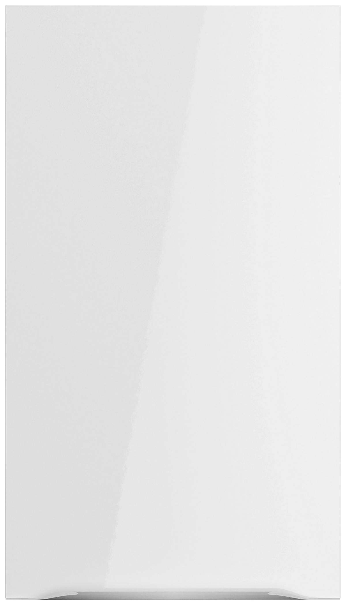 KÜCHENLEERBLOCK 270 cm   in Weiß, Weiß Hochglanz  - Edelstahlfarben/Weiß Hochglanz, Basics, Holzwerkstoff/Metall (270cm) - Optifit