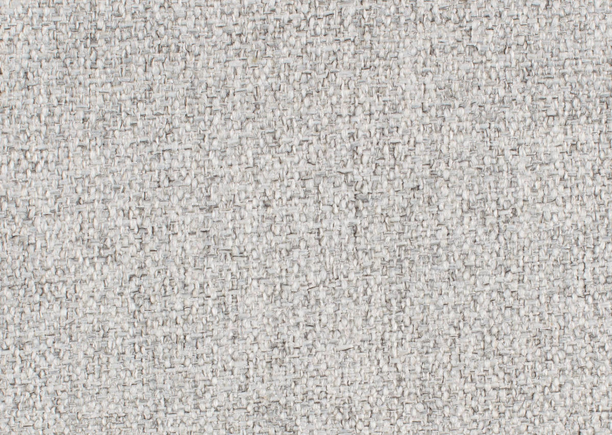 LIEGE in Flachgewebe Hellgrau  - Hellgrau/Schwarz, MODERN, Textil/Metall (208/77/98cm) - Joka