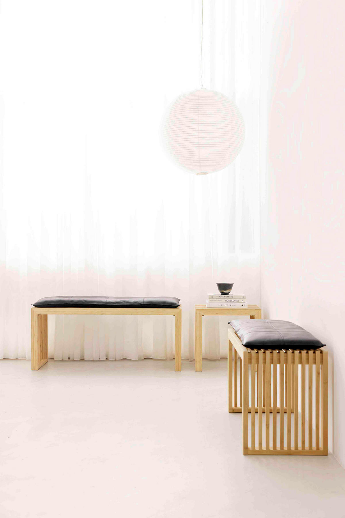 HOCKER in Holz Beigebraun  - Beigebraun, KONVENTIONELL, Holz (45/43/35cm) - MID.YOU