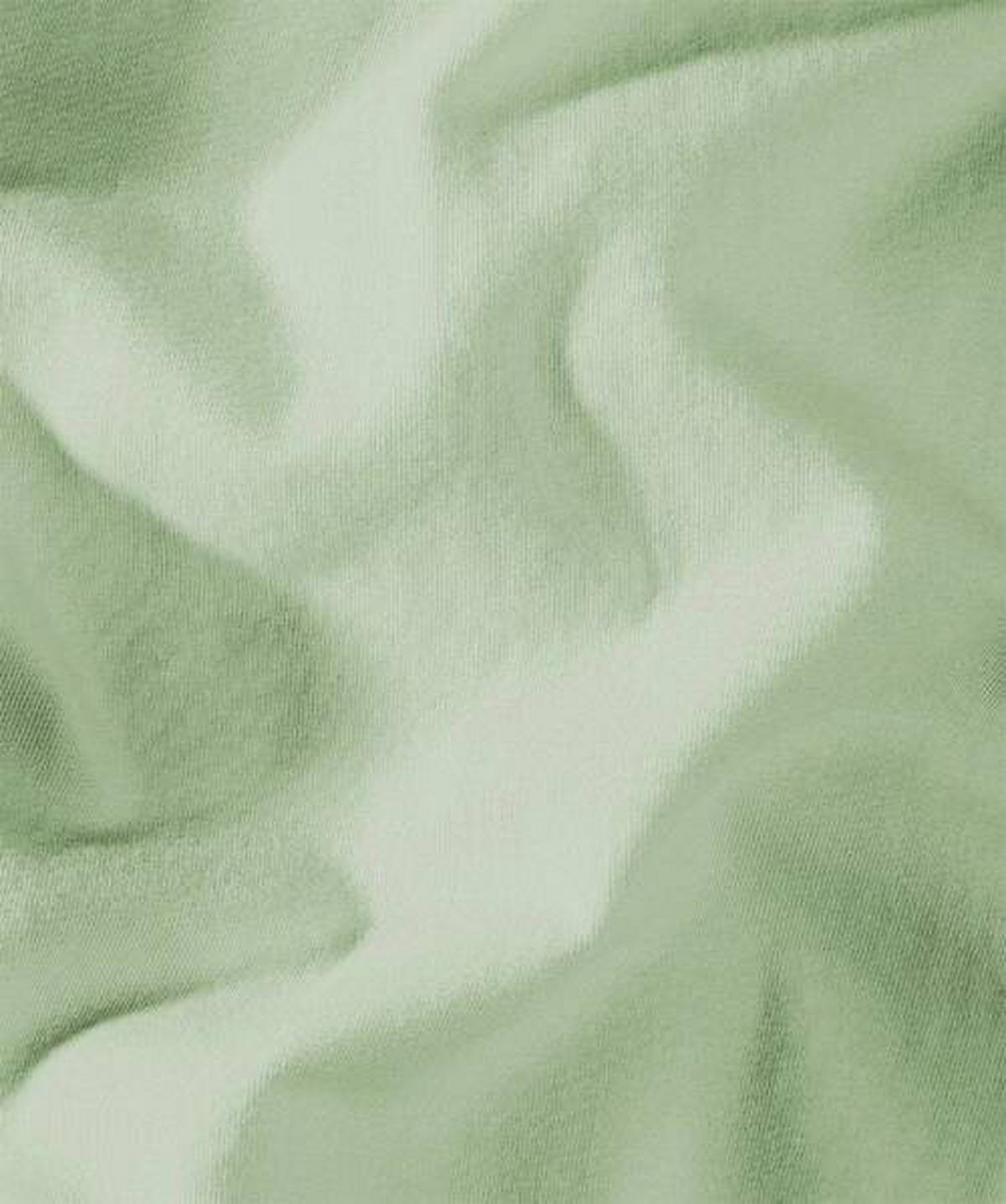 SPANNBETTTUCH Jenny C Single-Jersey  - Grün, Basics, Textil (100/200cm) - Fleuresse
