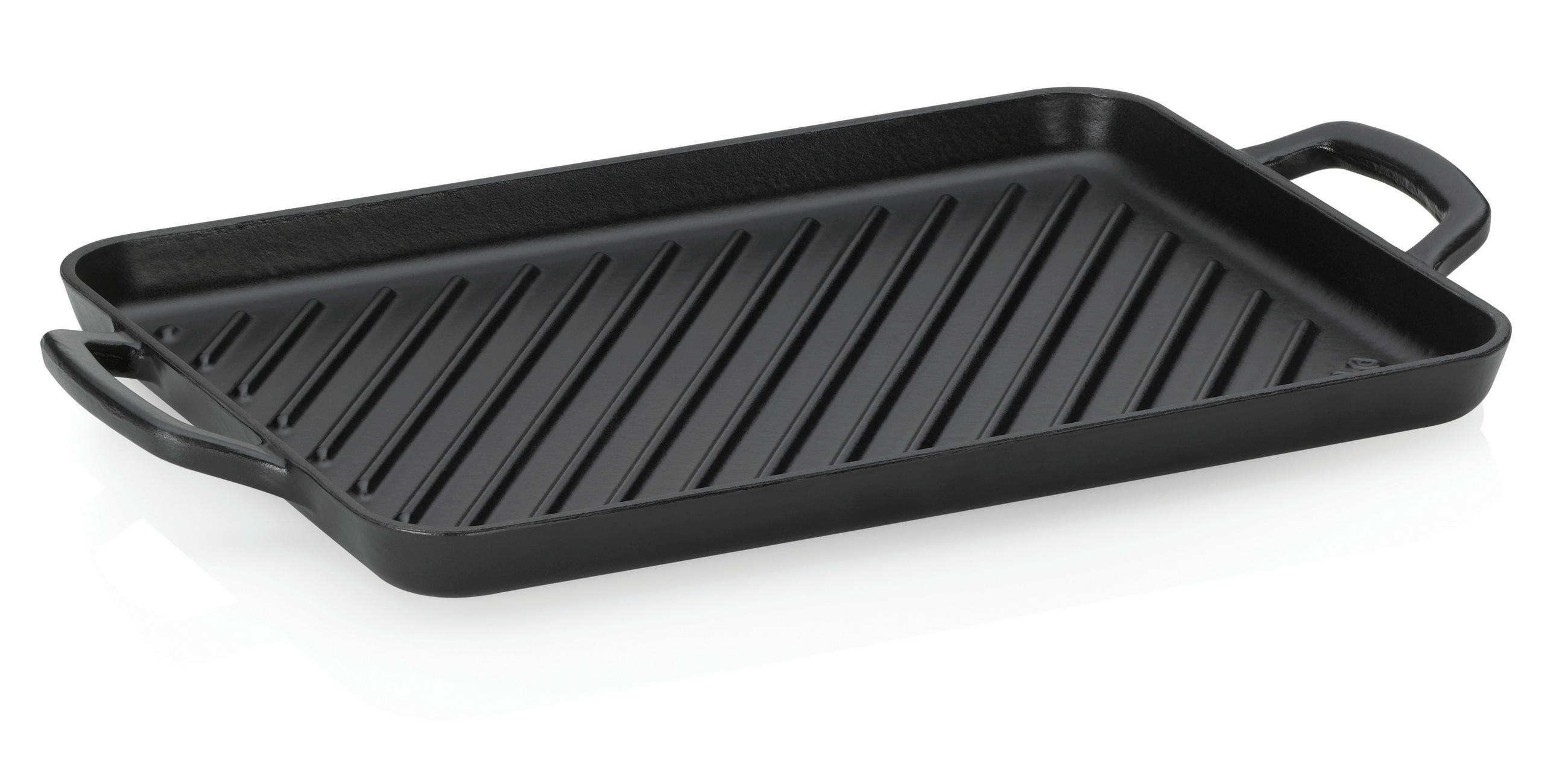 GRILLPLATTE - Schwarz, KONVENTIONELL, Metall (35/25/2cm) - Kela