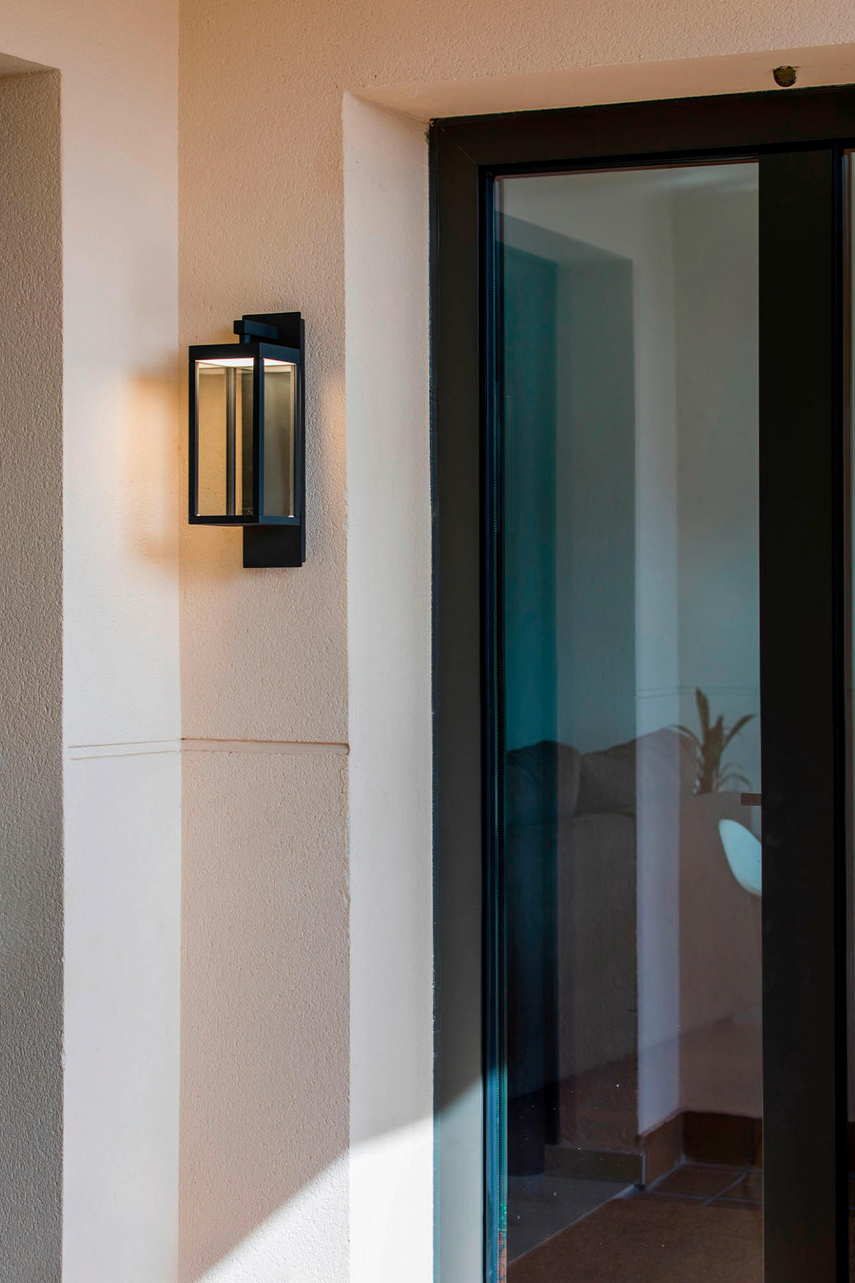 AUßENWANDLEUCHTE 12/17/38 cm   - Dunkelgrau, Design, Metall (12/17/38cm)