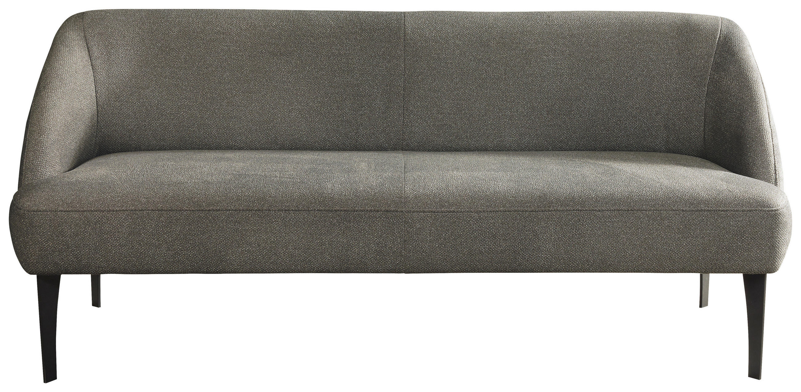 SITZBANK 197/85/72 cm Webstoff Grün Metall  - Schwarz/Grün, KONVENTIONELL, Textil/Metall (197/85/72cm) - Moderano