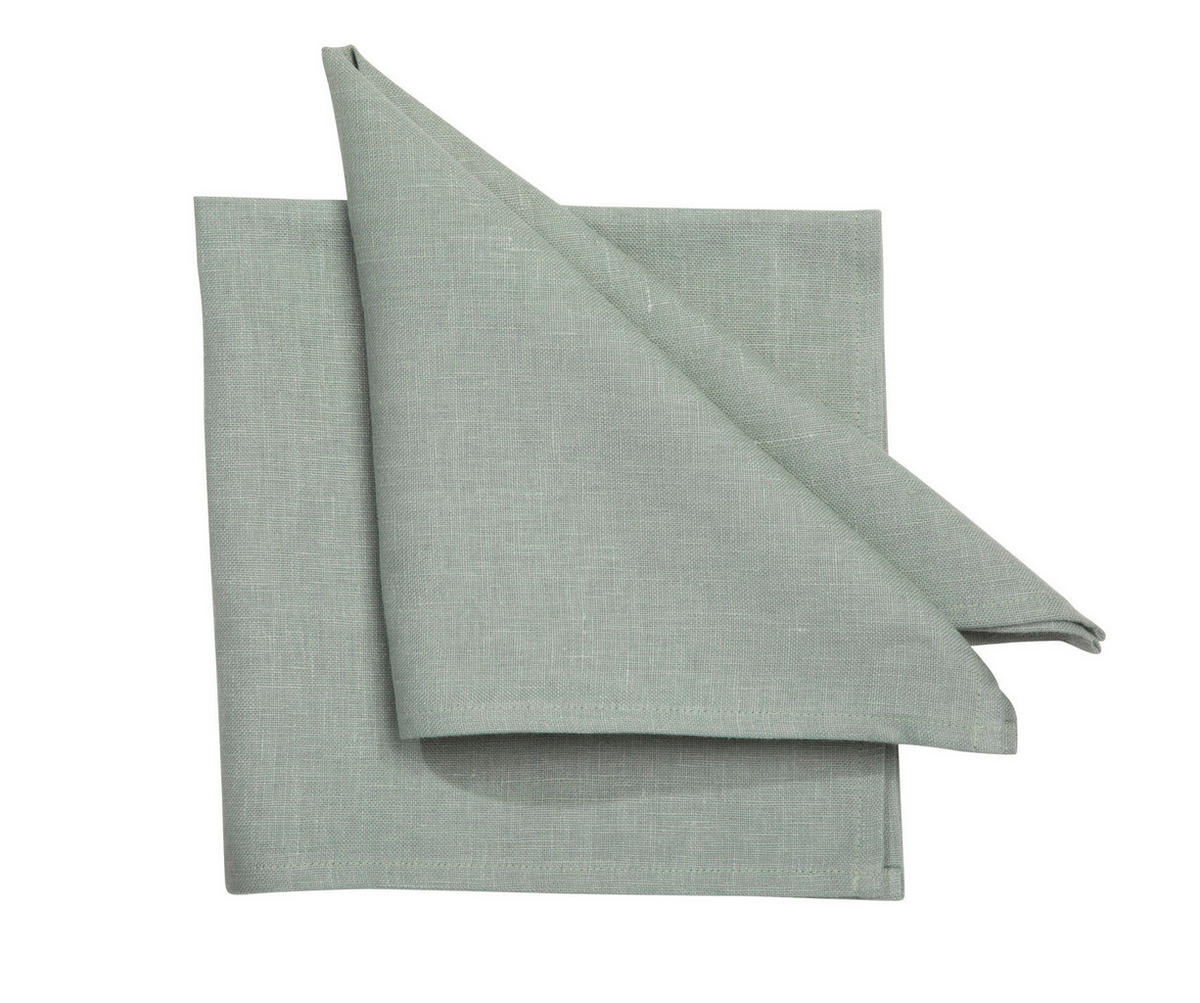 TISCHSET Textil Leinenoptik Jadegrün 35/50 cm  - Jadegrün, Basics, Textil (35/50cm) - Pichler