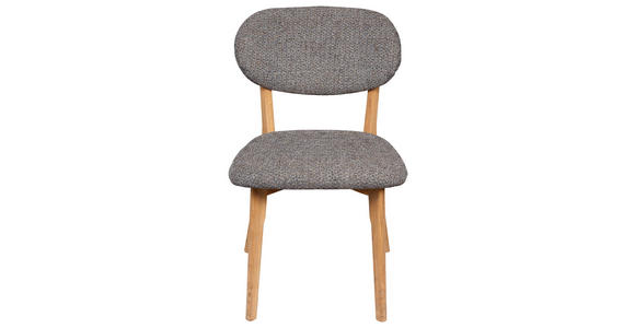 STUHL  Stoffauswahl Webstoff  Blau, Eichefarben  - Blau/Eichefarben, MODERN, Holz/Textil (51/86/60cm) - Carryhome