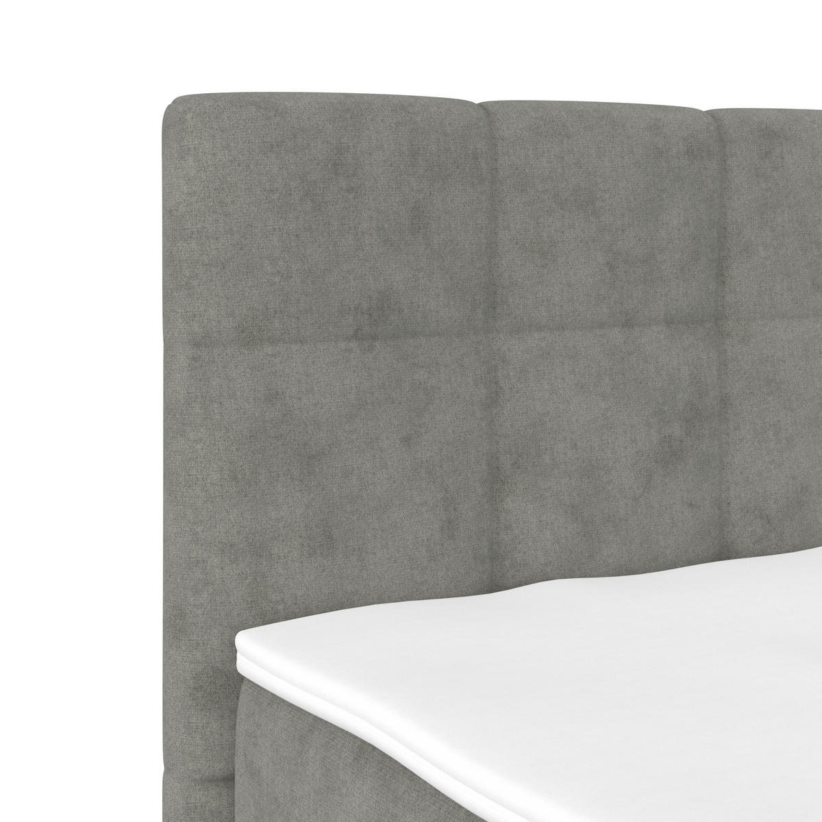 POLSTERBETT Bettkasten, Topper 140/200 cm  in Grau  - Schwarz/Grau, MODERN, Kunststoff/Textil (140/200cm) - MID.YOU