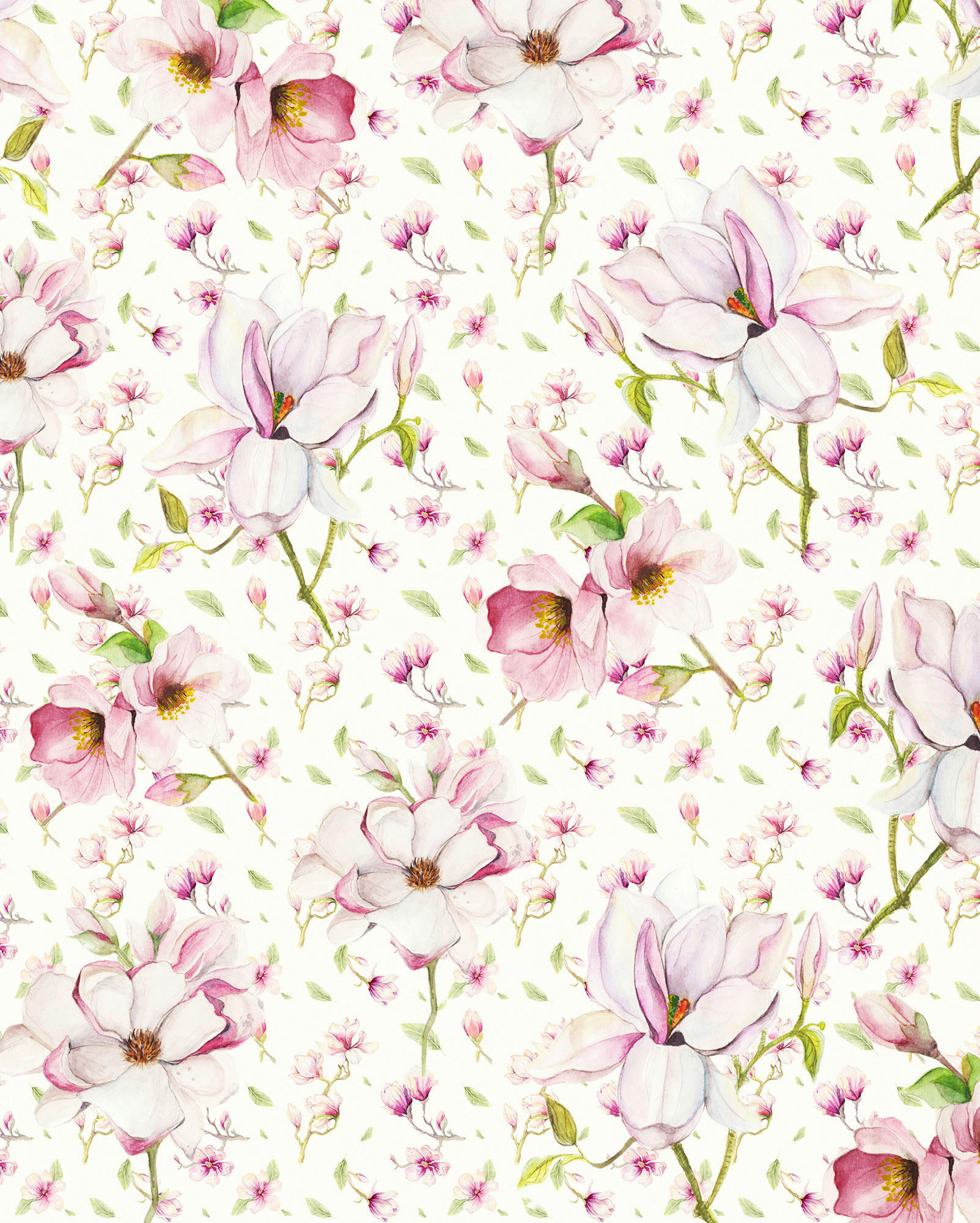 VLIESTAPETE  - Rosa/Weiß, Basics (200/250cm) - Xora
