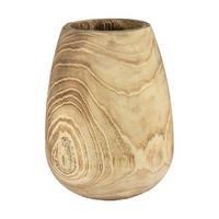VÁZA, dřevo, 31 cm  - Basics, dřevo (16/31/16cm)