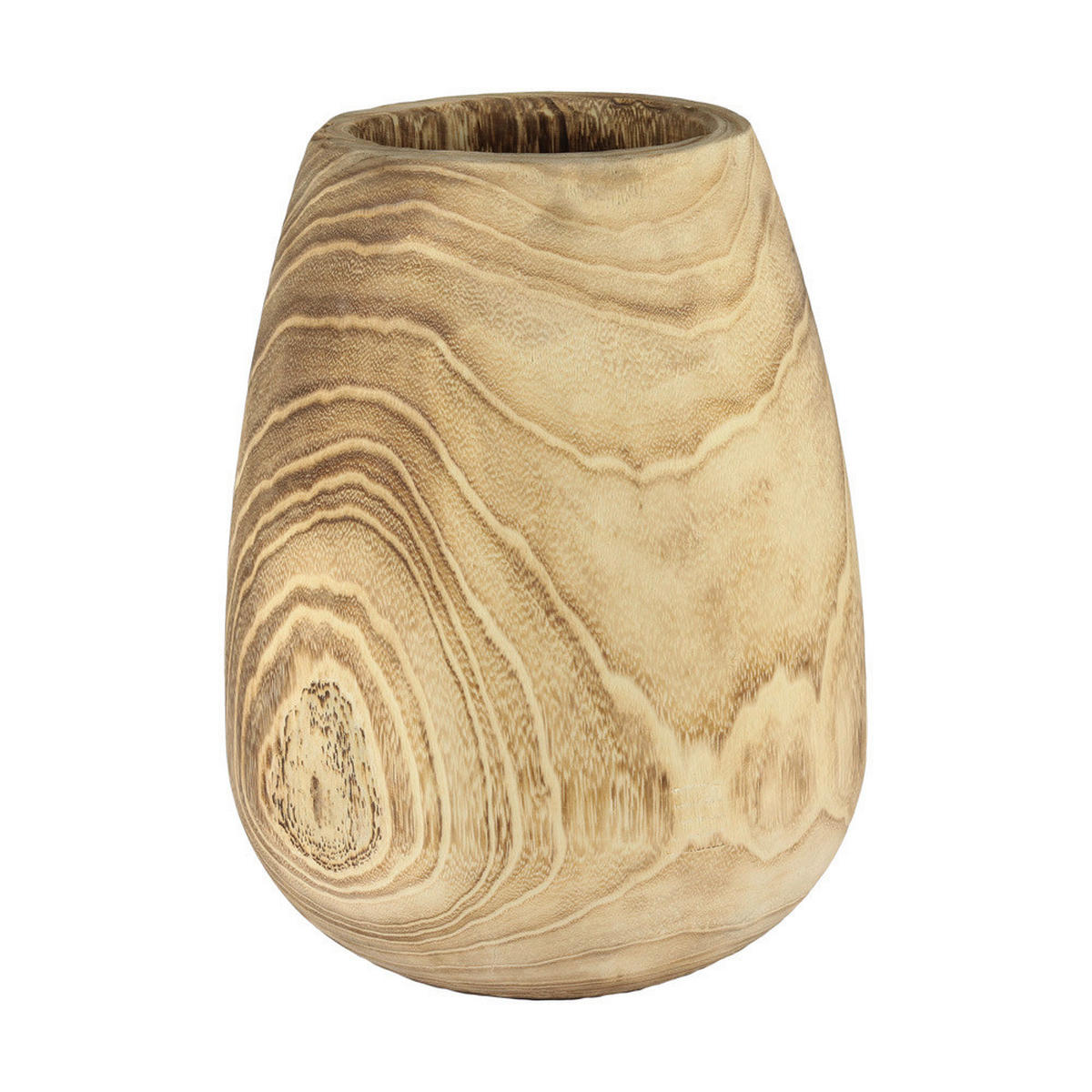 VÁZA, dřevo, 31 cm  - Basics, dřevo (16/31/16cm)