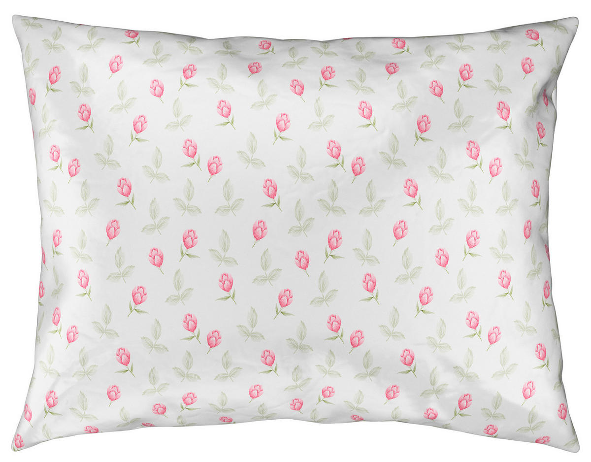 OBOJESTRANSKA POSTELJNINA ROSES 140/220 cm saten večbarvno  - večbarvno, Konvencionalno, tekstil (140/220cm) - Esposa