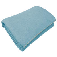 FLEECOVÁ DEKA, polyester, 140/200 cm - modrá, Moderní, textil (140/200cm) - Novel