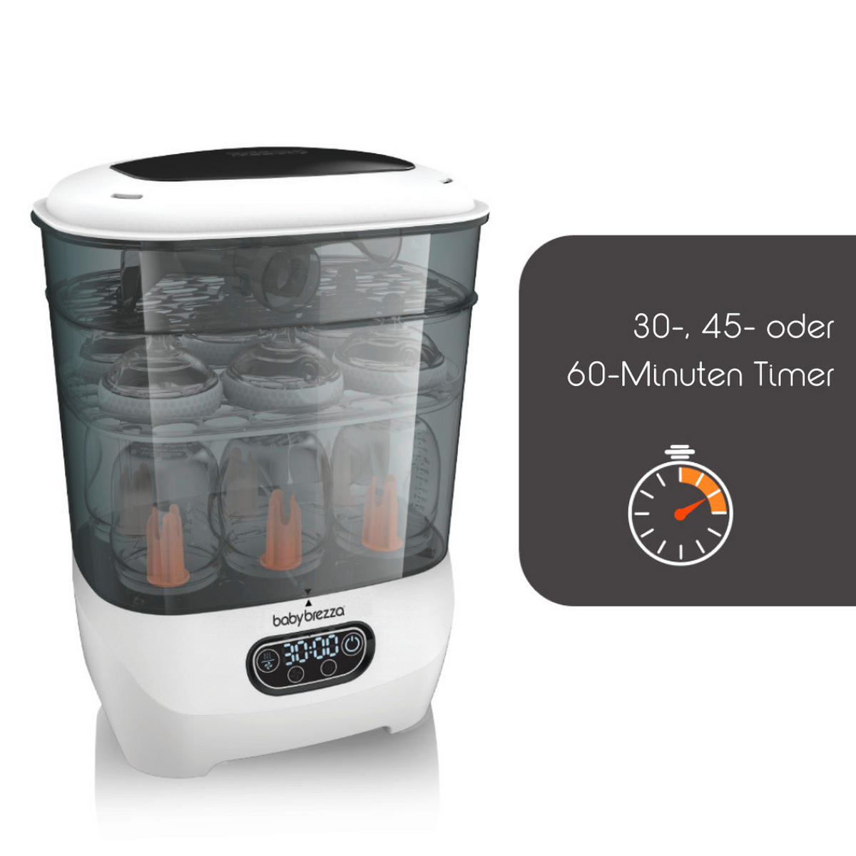 DAMPFSTERILISATOR Sterilizer Dryer Advanced  - Basics (30/36,5/22cm) - Baby Brezza
