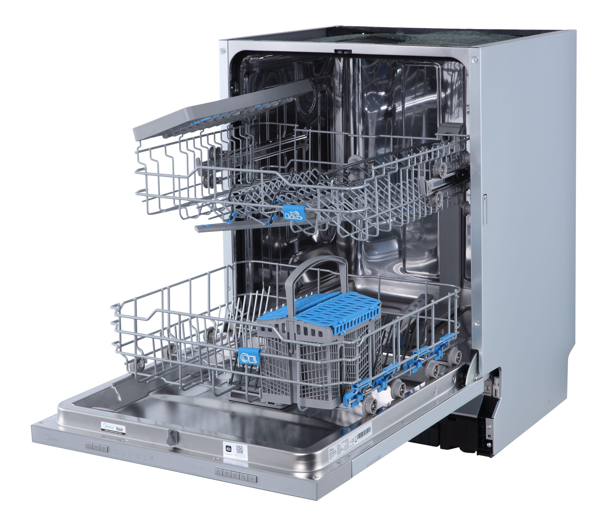 GESCHIRRSPÜLER MDWEB1303MS-W  - Edelstahlfarben, Basics, Metall (59,8/81,5/55cm) - Midea