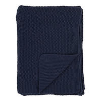 WOHNDECKE Santos 130/170 cm  - Dunkelblau, Basics, Textil (130/170cm)