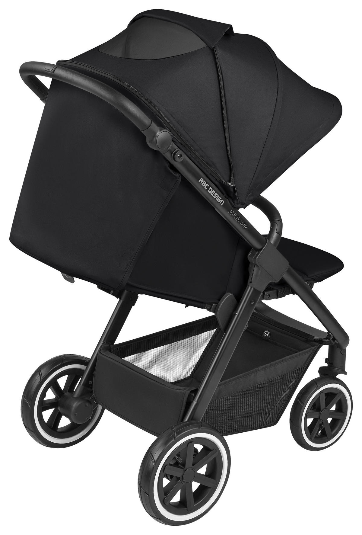 BUGGY AVUS AIR  - Schwarz, Basics, Textil/Metall (46,5/23,5/72cm) - ABC Design