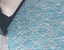 WEBTEPPICH  150/245 cm  Türkis   - Türkis, Basics, Textil (150/245cm)