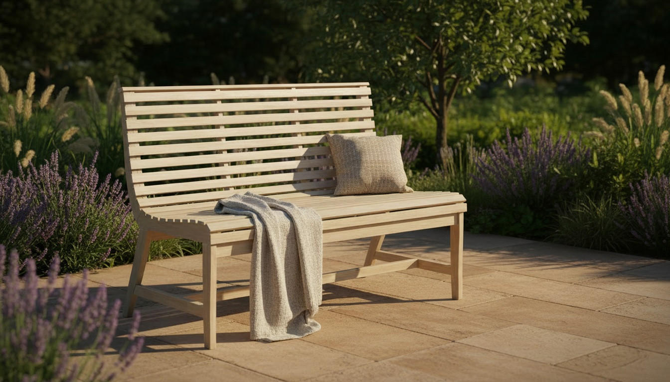 GARTENBANK 125/87/66 cm  in Teakfarben  - Teakfarben, MODERN, Holz (125/87/66cm) - Ambia Garden