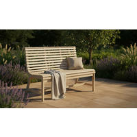 GARTENBANK 125/87/66 cm  in Teakfarben  - Teakfarben, MODERN, Holz (125/87/66cm) - Ambia Garden