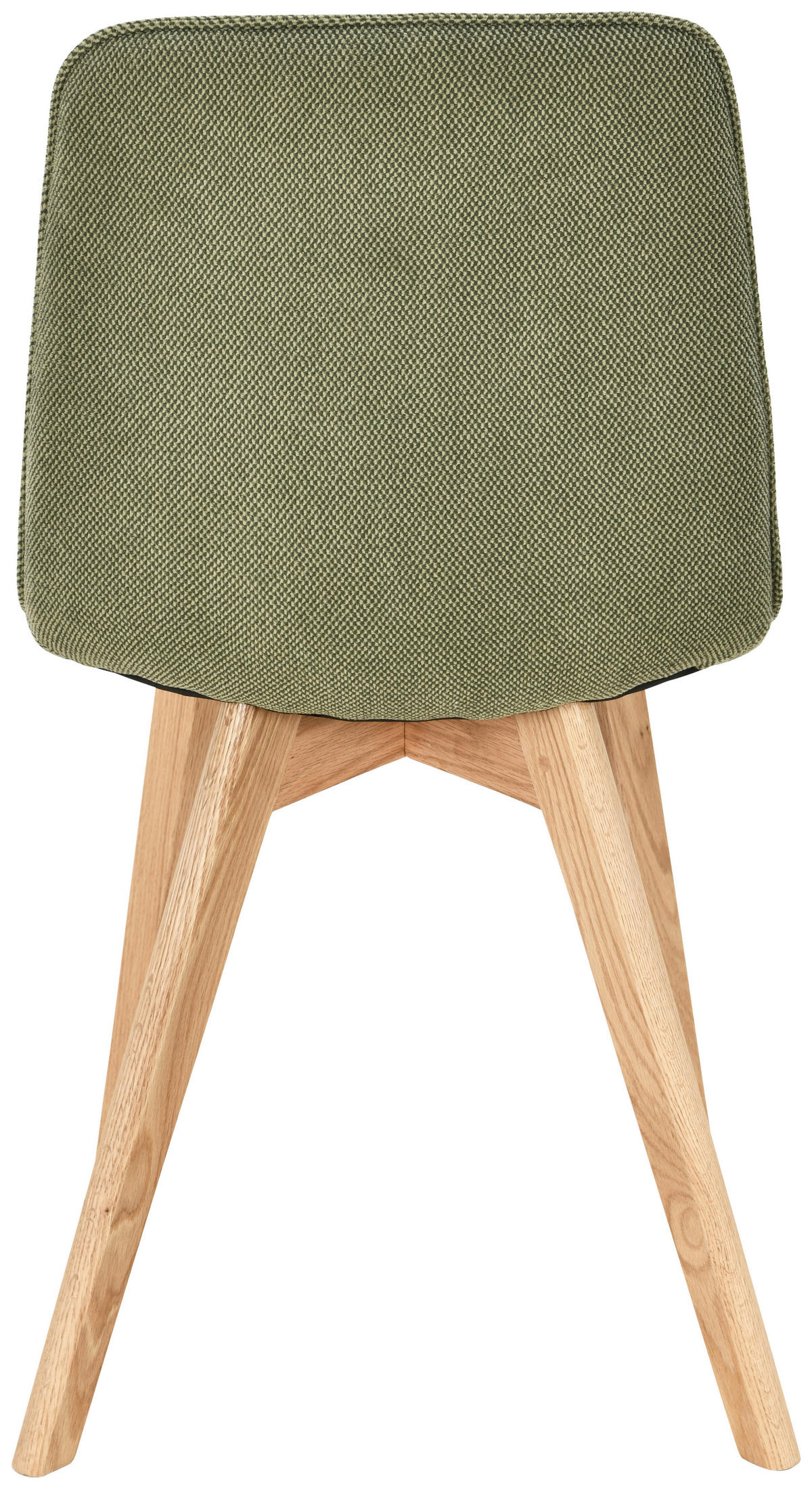 STUHL  Stoffauswahl  Leinenoptik  - Eichefarben/Grün, MODERN, Holz/Textil (45/88/54cm) - Cantus