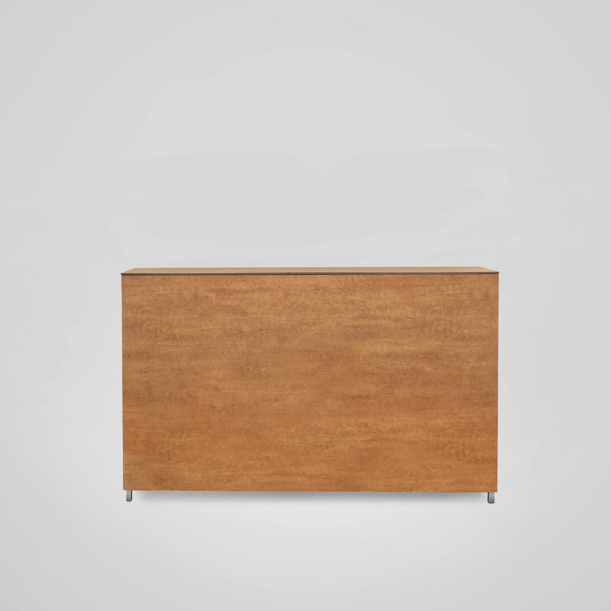 TV-ELEMENT - Edelstahlfarben/Eichefarben, Basics, Holzwerkstoff/Metall (159/100/34cm) - Modante