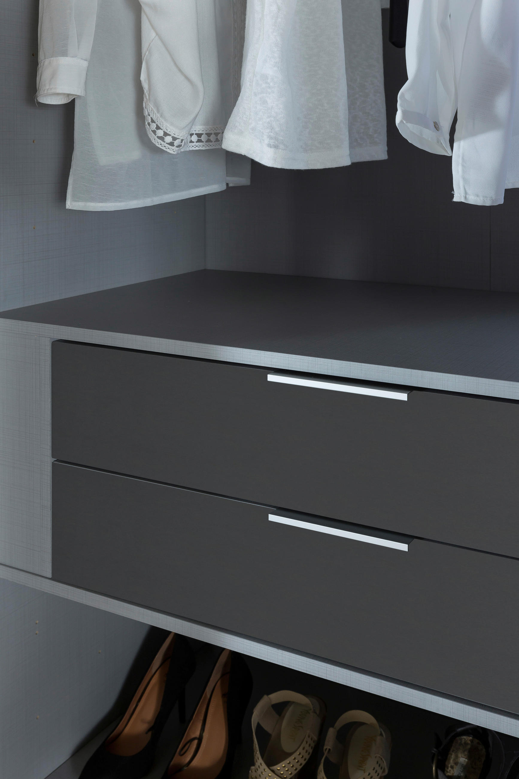 SCHUBKASTENEINSATZ 87/51/50 cm Grau  - Grau, MODERN, Holzwerkstoff (87/51/50cm) - MID.YOU