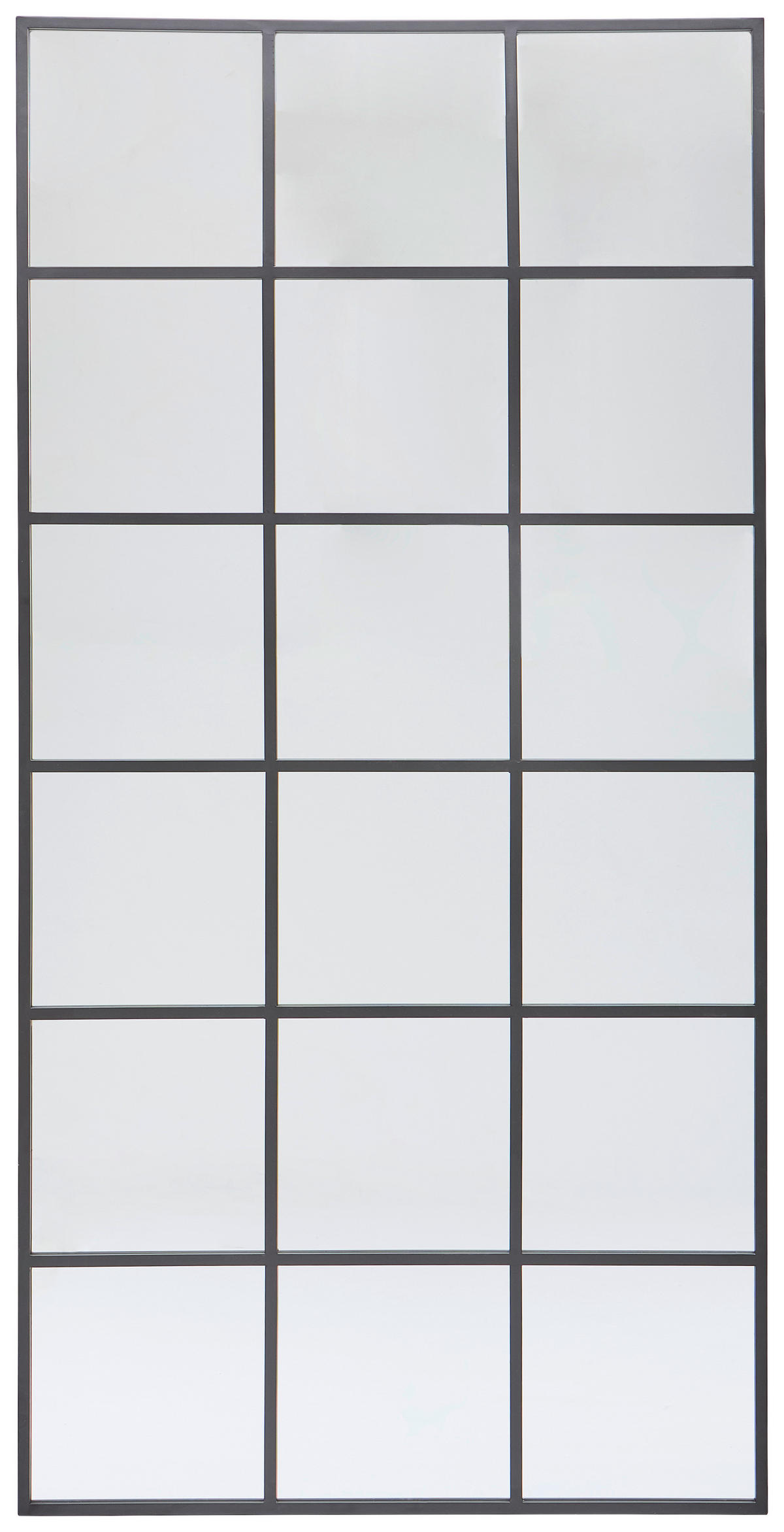 WANDSPIEGEL 90/180/3 cm    in rechteckig  - Schwarz, MODERN, Glas/Holzwerkstoff (90/180/3cm) - MID.YOU