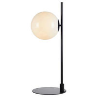 TISCHLEUCHTE DIONE 24/32,5/24 cm   - Schwarz/Weiß, Basics, Glas/Metall (24/32,5/24cm) - Markslöjd