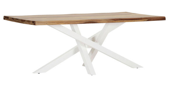 TISCHPLATTE      - Sheeshamfarben, Design, Holz (200/100/5cm) - Landscape