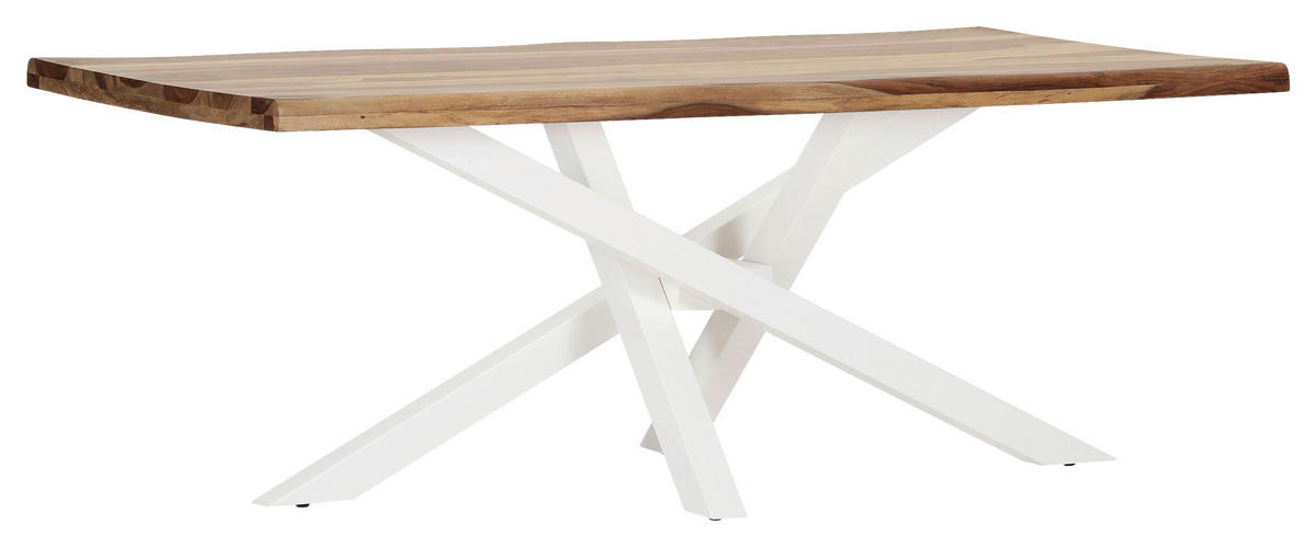TISCHPLATTE      - Sheeshamfarben, Design, Holz (200/100/5cm) - Landscape