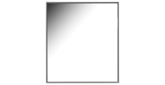 WANDSPIEGEL 61,9/69,1/5,5 cm  - Graphitfarben, Design, Glas/Holzwerkstoff (61,9/69,1/5,5cm) - Dieter Knoll