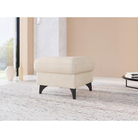 HOCKER in Textil Sandfarben  - Sandfarben/Schwarz, KONVENTIONELL, Textil/Metall (58/48/58cm) - Sit & More