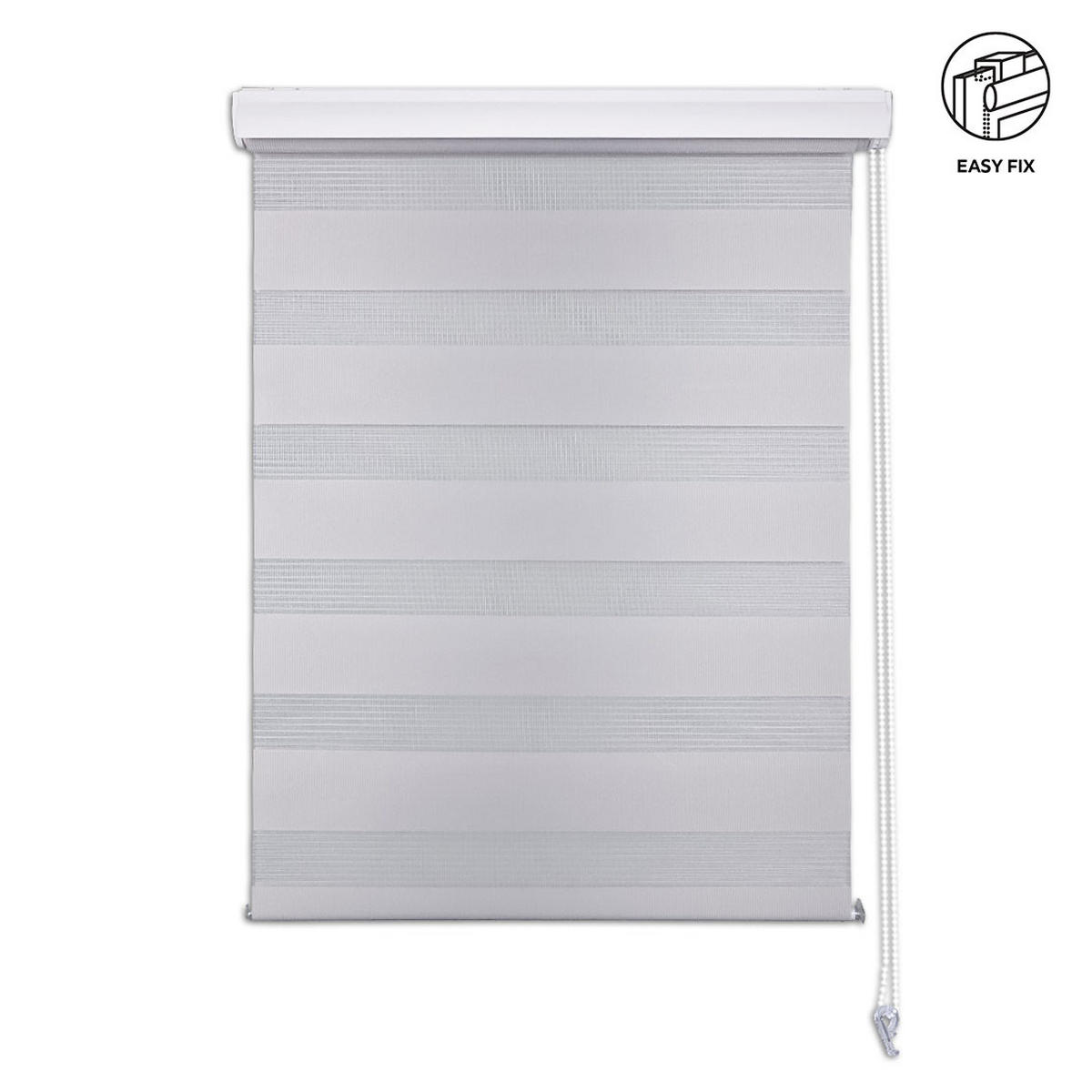 DVOJNI ROLO  pol prosojno  140/160 cm    - siva, Basics, tekstil (140/160cm) - Boxxx