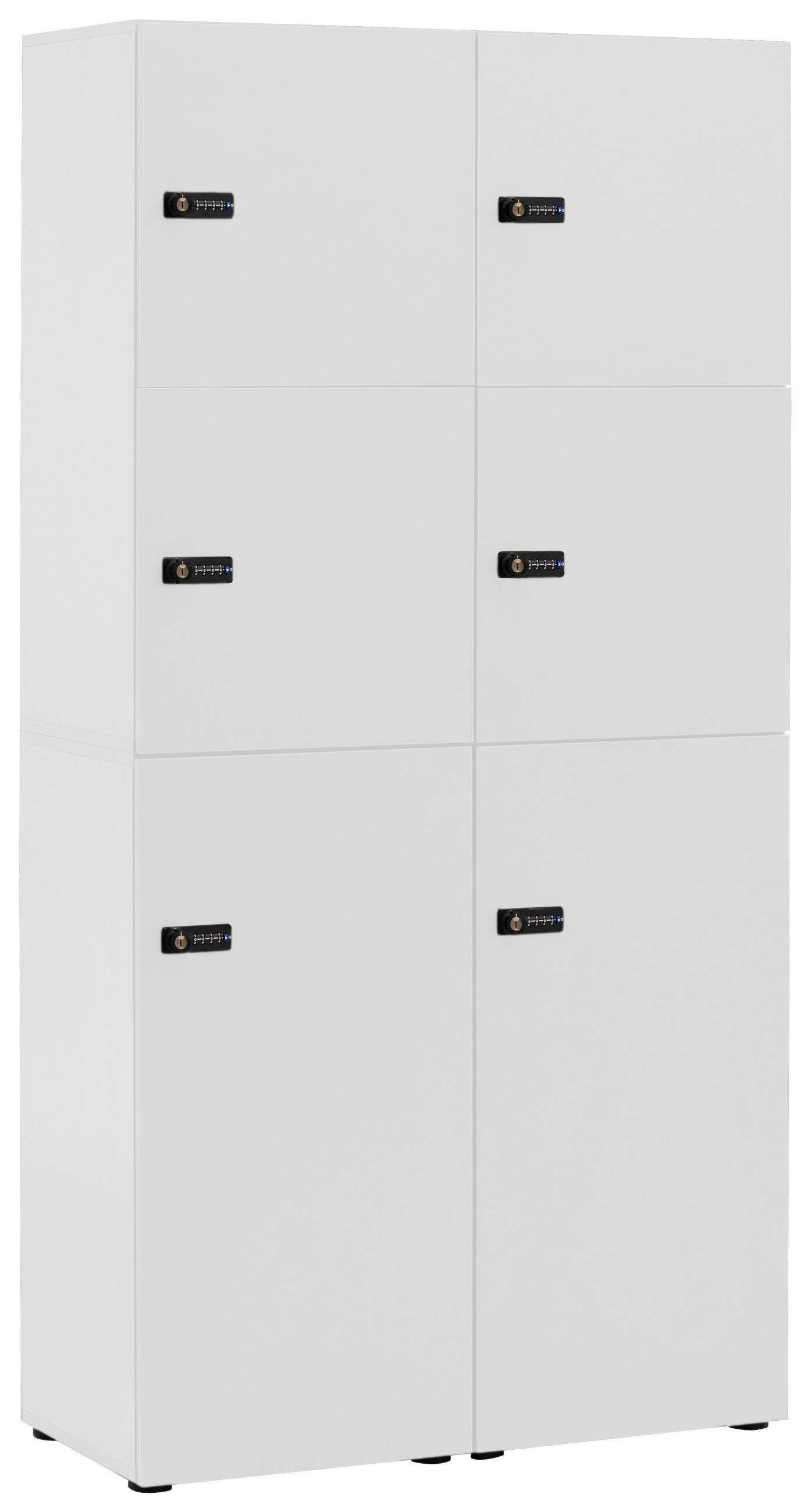 SPIND Weiß  - Weiß, Design, Holzwerkstoff (90,8/185,2/40,65cm) - MID.YOU