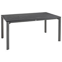 GARTENTISCH Metall Anthrazit rechteckig  - Anthrazit/Grau, Basics, Metall (165/95/74cm) - Sieger