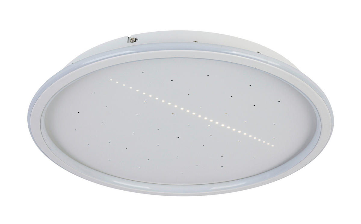 LED-DECKENLEUCHTE Kettering 45/5,5 cm   - Weiß, Trend, Kunststoff/Metall (45/5,5cm) - Novel