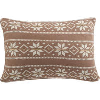 ZIERKISSEN  40/60 cm   - Rot/Naturfarben, Trend, Textil (40/60cm) - X-Mas