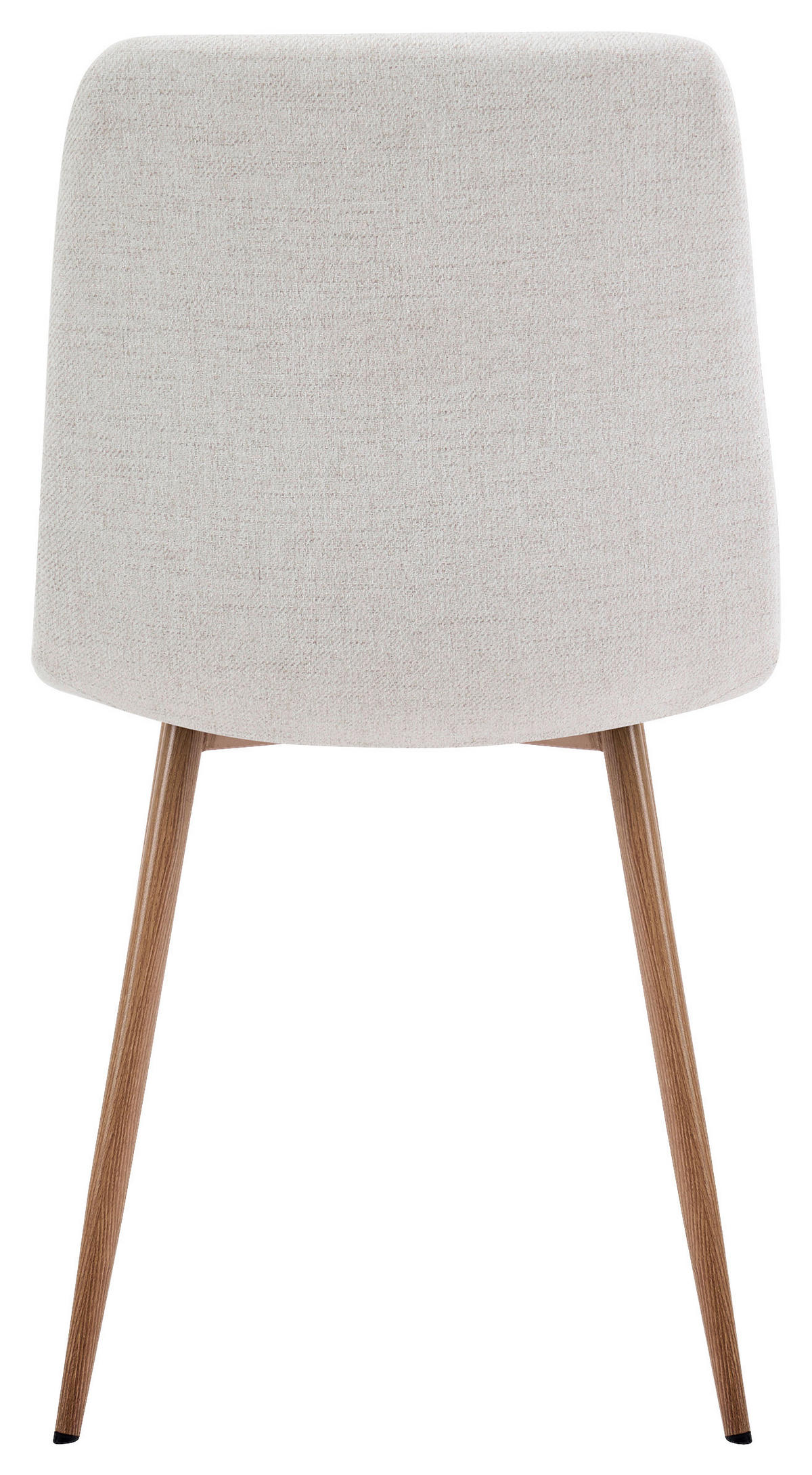 STUHL   Webstoff  Naturfarben, Beige  - Beige/Naturfarben, Design, Textil/Metall (45/87/55cm) - Stylife
