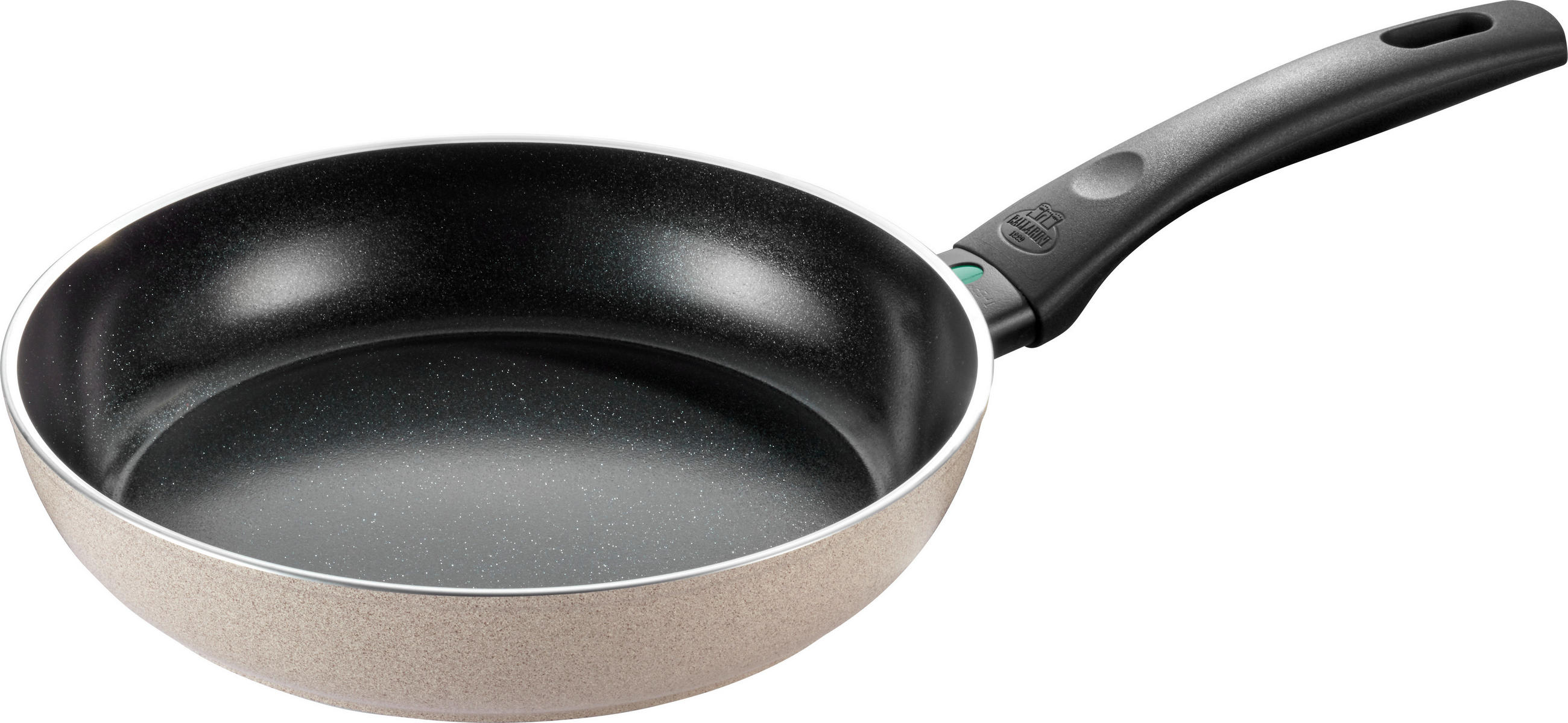 BRATPFANNE LEDRO Keramikbeschichtung 28 cm  - Beige/Schwarz, Basics, Metall (28cm) - Ballarini