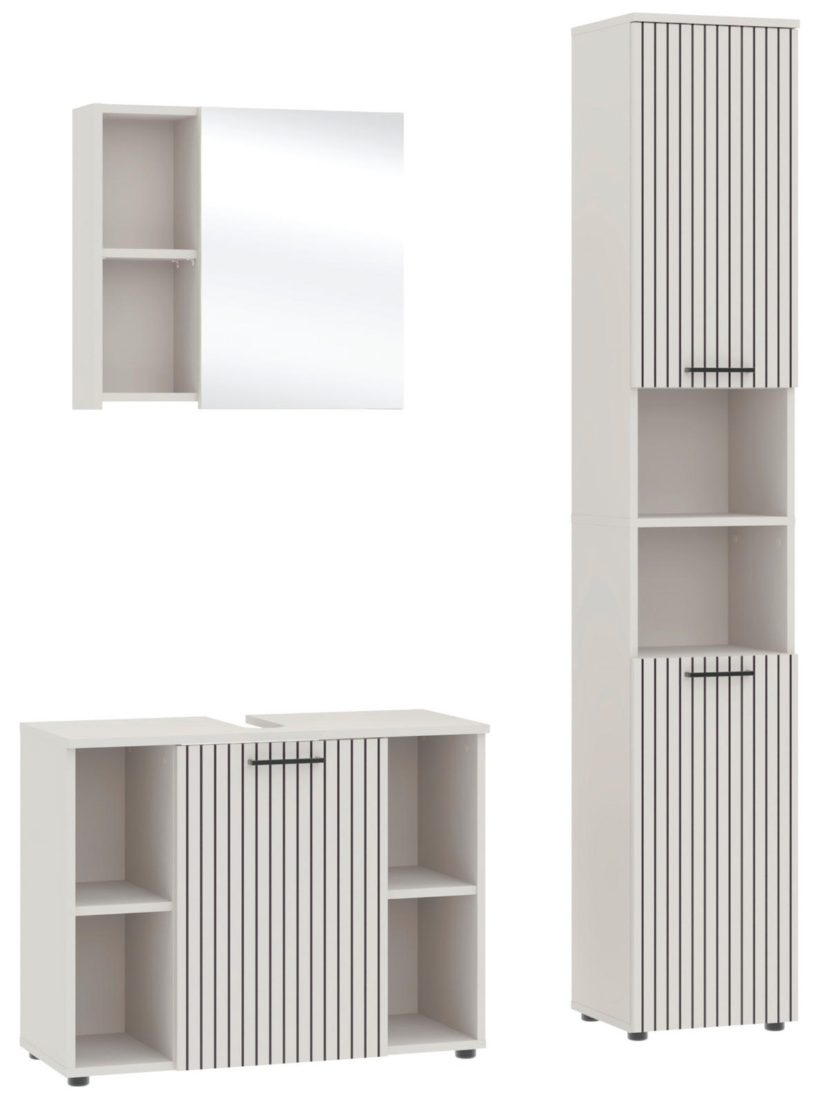 KÚPEĽŇA kašmírová  - čierna/kašmírová, Trend, kov/kompozitné drevo (130cm) - Respekta
