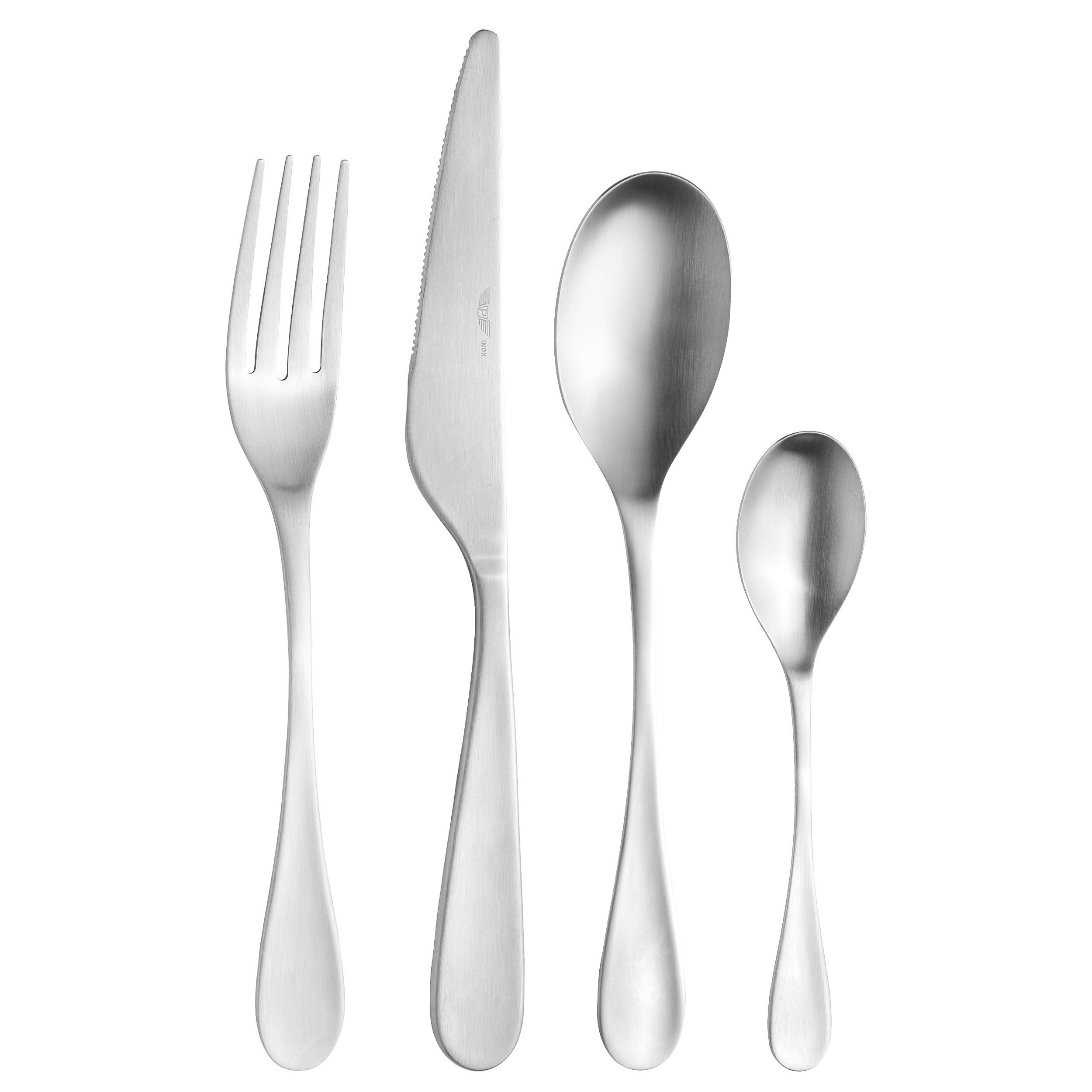 Besteckset Drop Satin Satin Grey