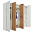 DREHTÜRENSCHRANK in furniert Balkeneiche Weiß, Eichefarben - Eichefarben/Alufarben, Design, Holz/Holzwerkstoff (252/229,6/61,4cm) - Ambiente by Hülsta DREHTÜRENSCHRANK in furniert Balkeneiche Weiß, Eichefarben - Eichefarben/Alufarben, Design, Holz/Holzwerkstoff (252/229,6/61,4cm) - Ambiente by Hülsta