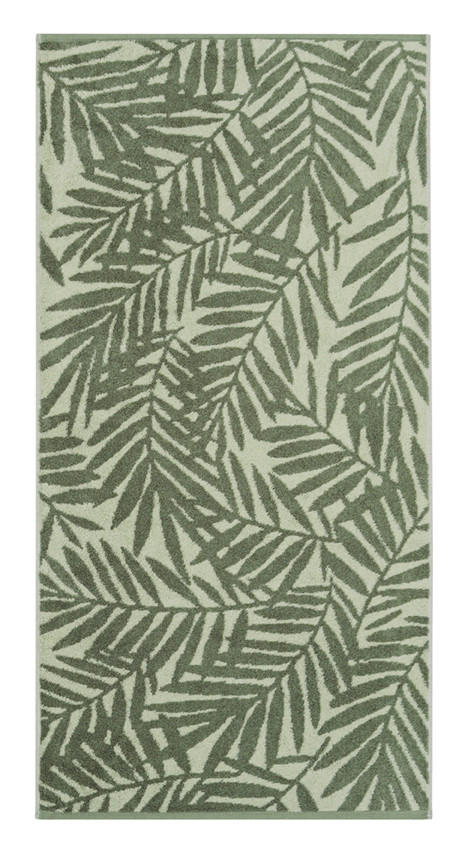 RUČNÍK, 50/100 cm, přírodní barvy, barvy zlata, lesní zelená - přírodní barvy/barvy zlata, Basics, textil (50/100cm) - Cawoe