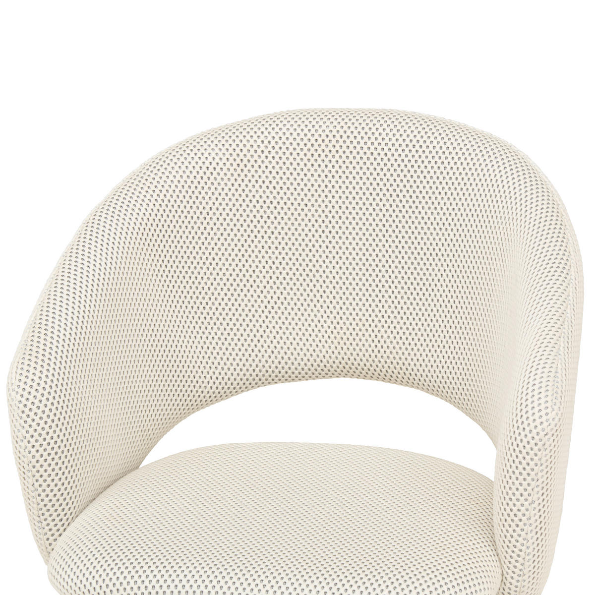 ŽIDLE S PODRUČKAMI, železo, síťovina, krémová - černá/krémová, Moderní, kov/textil (58/80/60cm) - MID.YOU