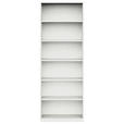 AKTENREGAL Weiß  - Weiß, KONVENTIONELL, Holzwerkstoff (80/220,5/40cm) - Moderano