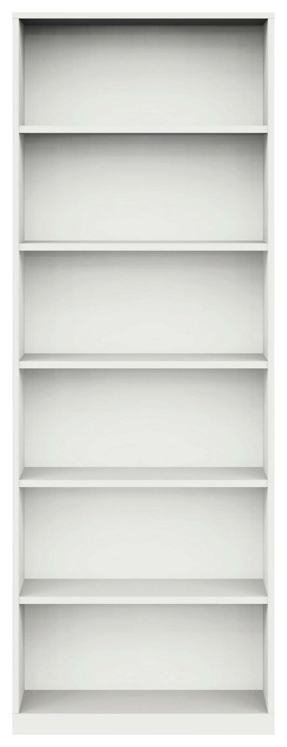AKTENREGAL Weiß - Weiß, KONVENTIONELL, Holzwerkstoff (80/220,5/40cm) - Moderano